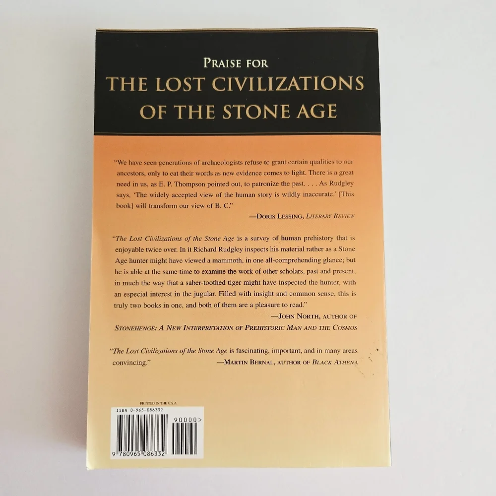 The Lost Civilizations of the Stone Age Richard Rudgley 1999 Trade PB Used Good